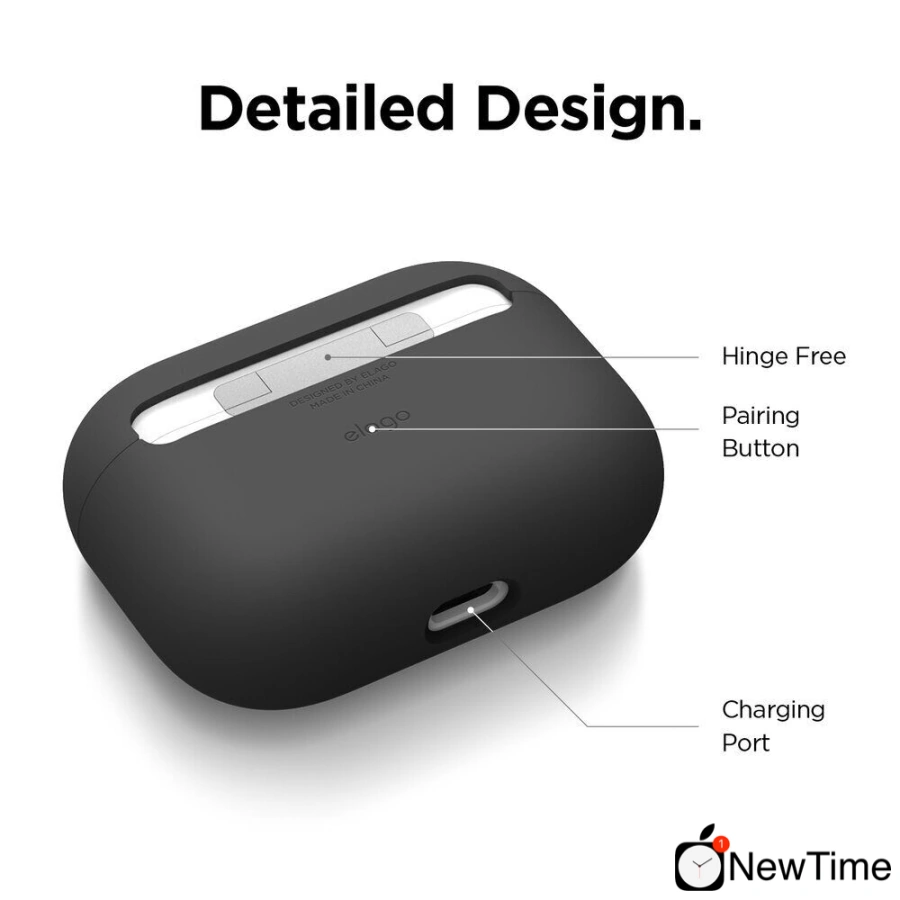 Elago Liquid Hybrid Case Black for Airpods Pro (EAPPRH-BK) 